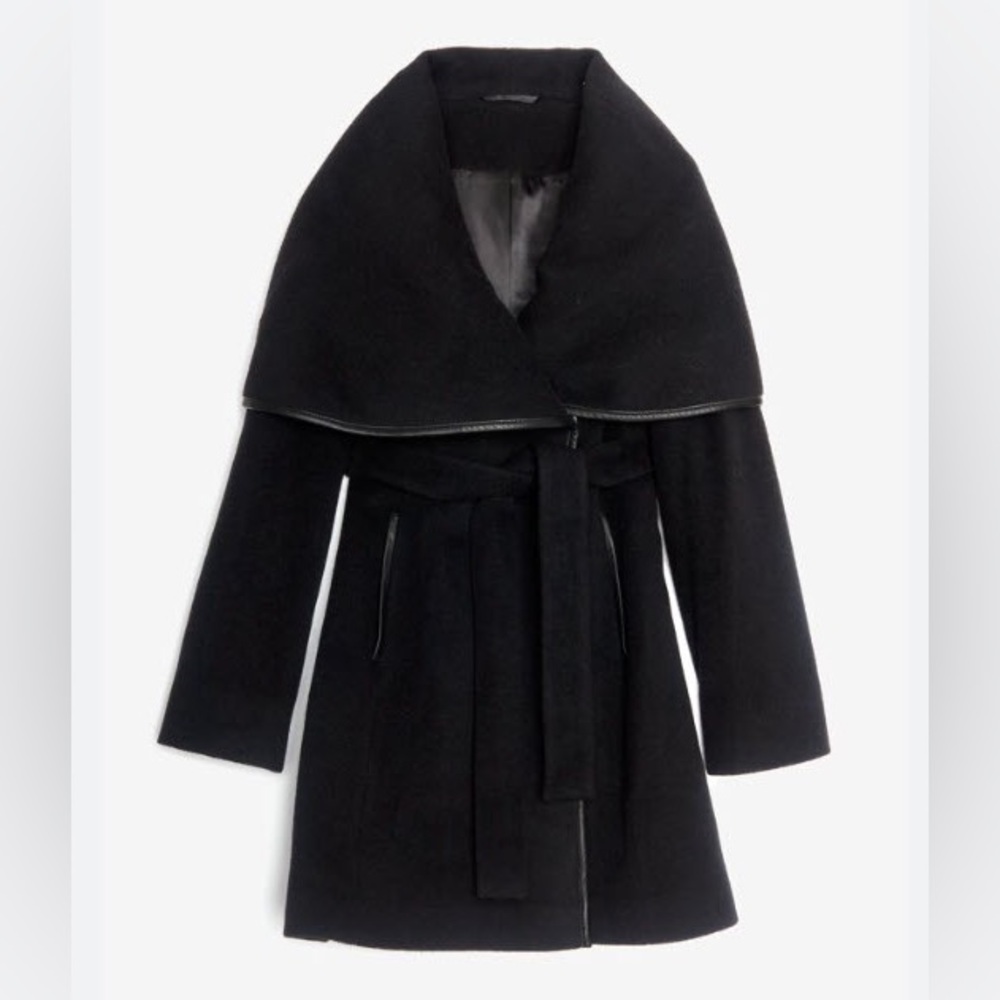 Menchi for Intermix belt waist coat with leather trim